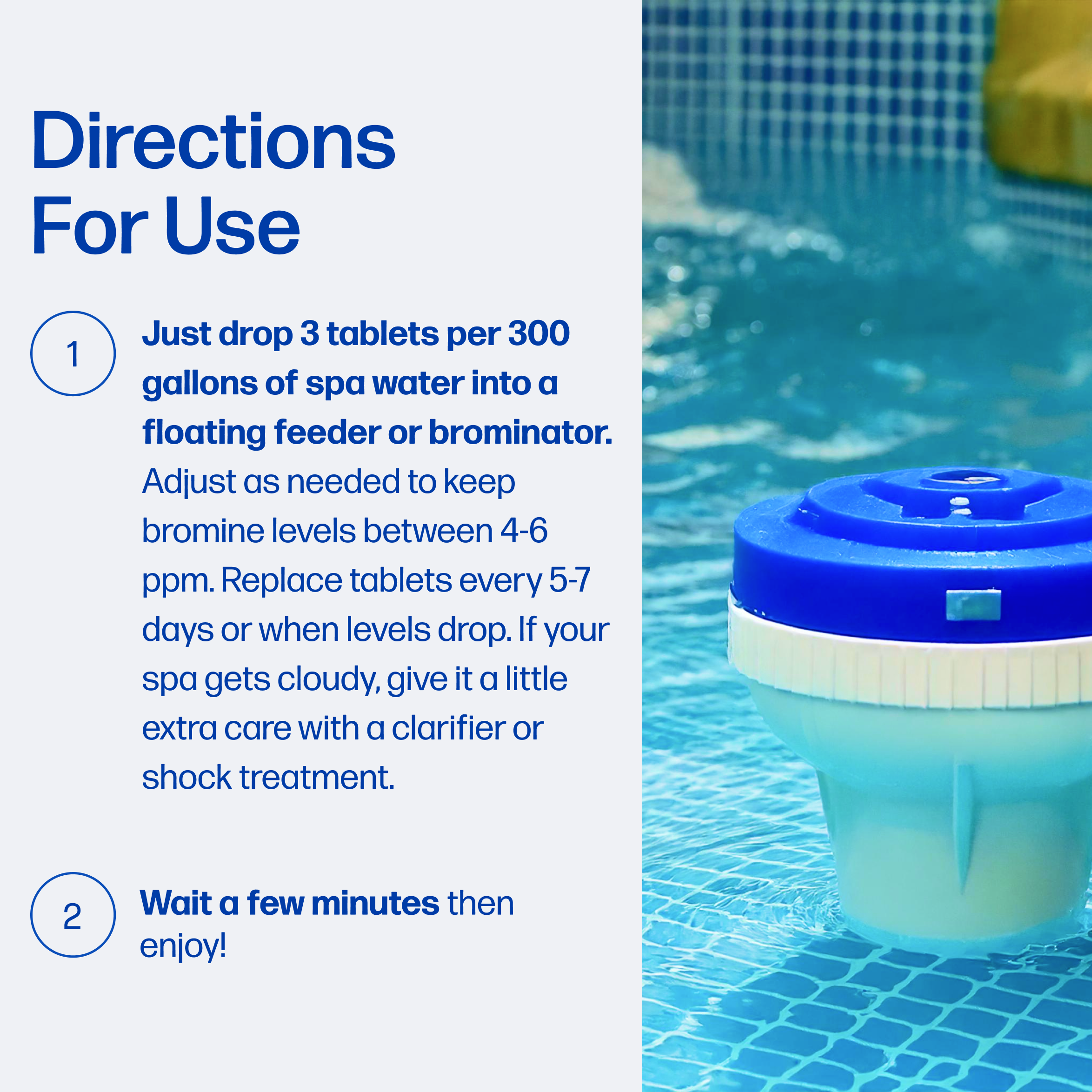 Bromine Tabs for Spas