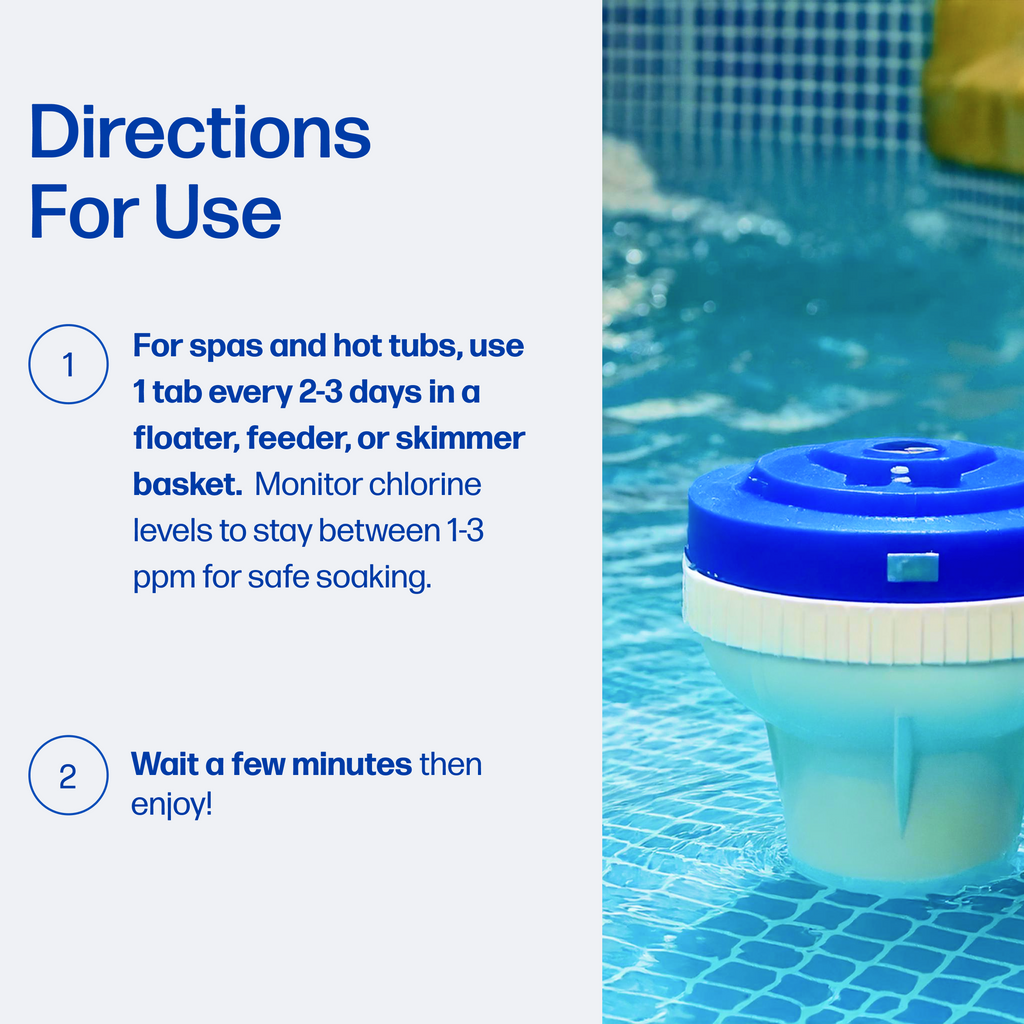 1-Inch Chlorine Tabs (for Spas)