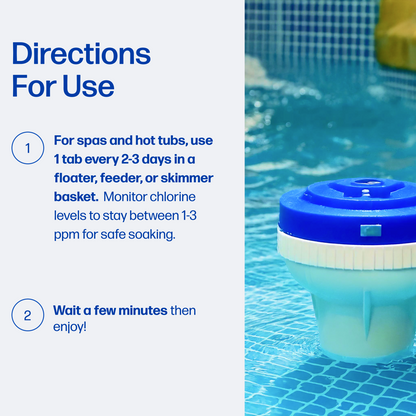 1-Inch Chlorine Tabs (for Spas)